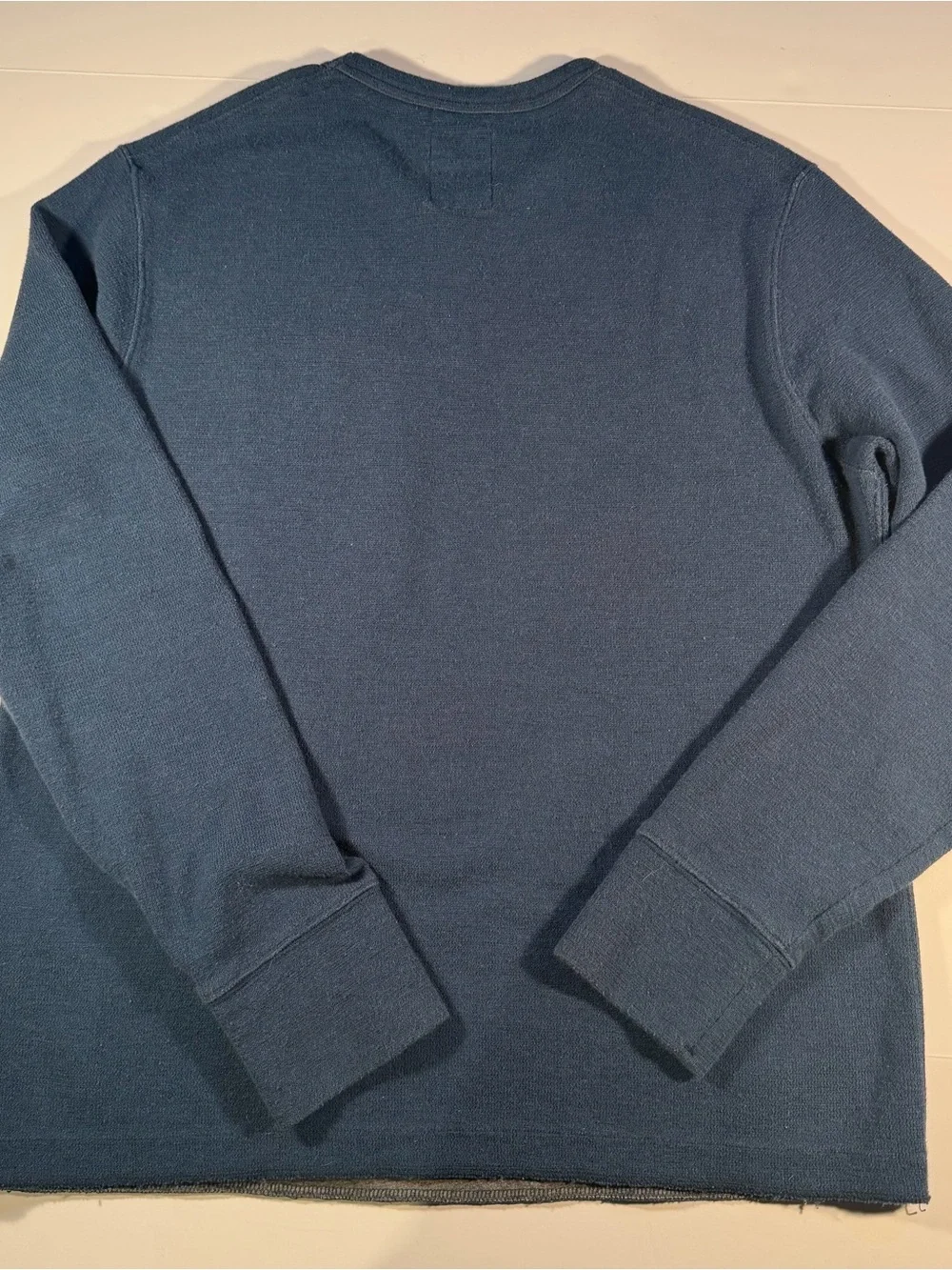 Relwen Crewneck Pocket Sweater in Dusty Blue